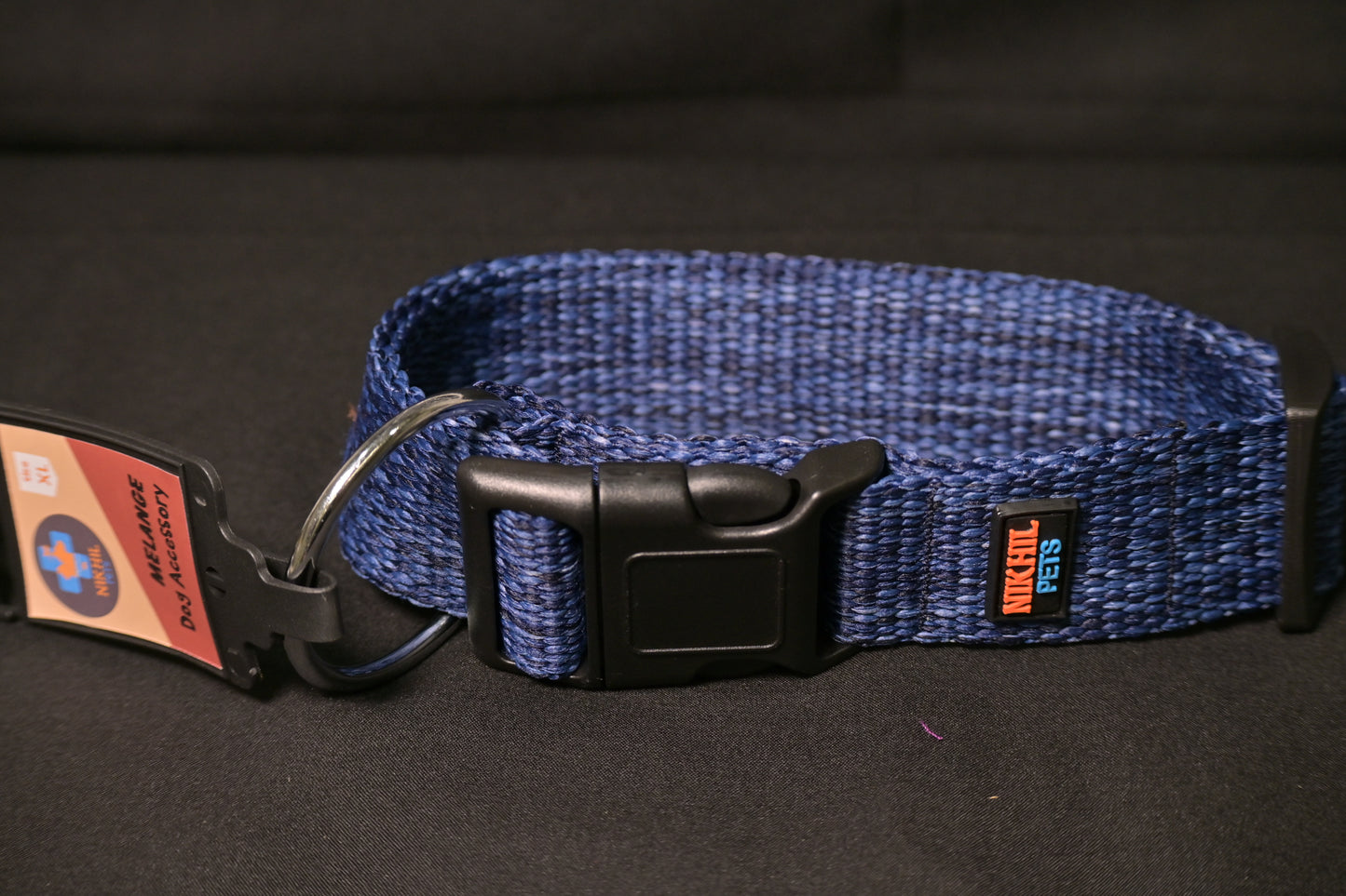 Nikhil Pets Melange Regular Collar (X-Large) | Dog Collars - Nikhil Pet Store