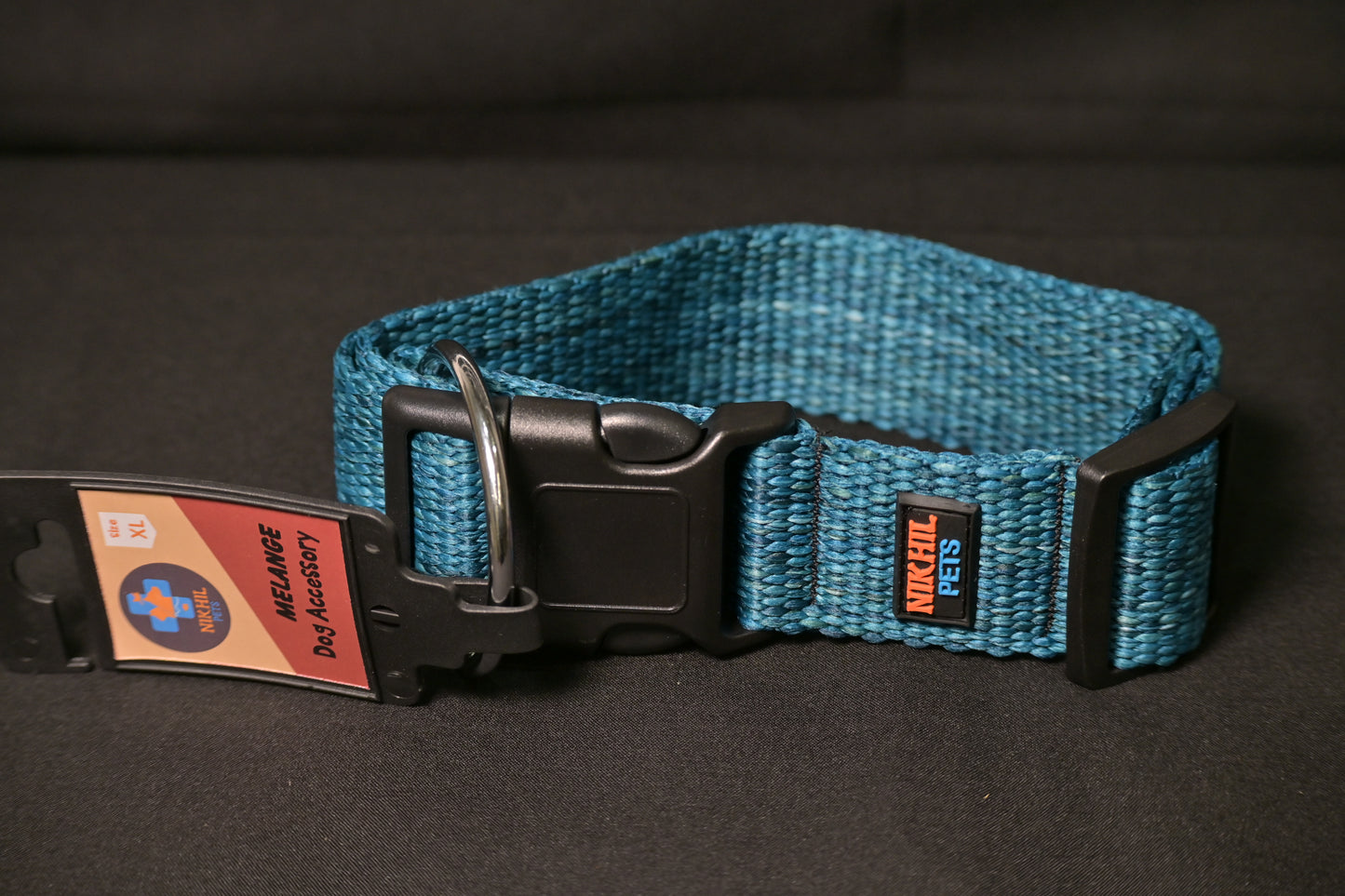 Nikhil Pets Melange Regular Collar (X-Large) | Dog Collars