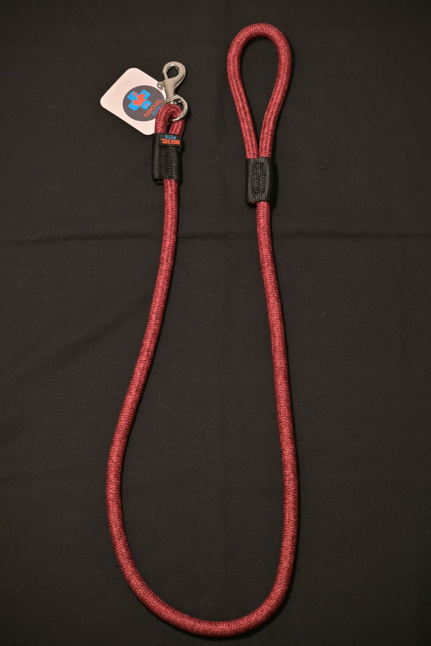 Nikhil Pets Melange Rope Leash (Small) | Dog Leash - Nikhil Pet Store