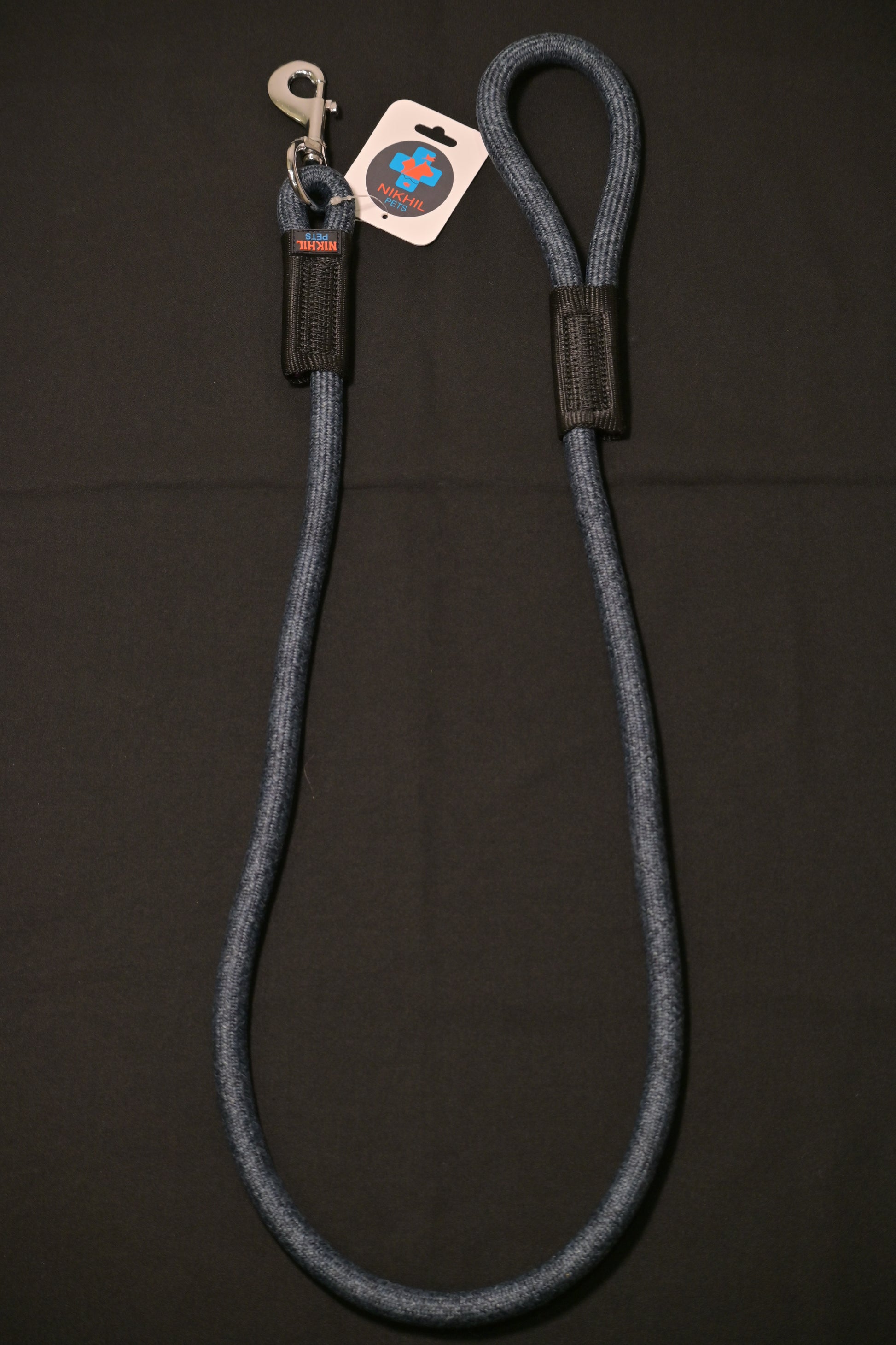 Nikhil Pets Melange Rope Leash (Medium) | Dog Leash - Nikhil Pet Store