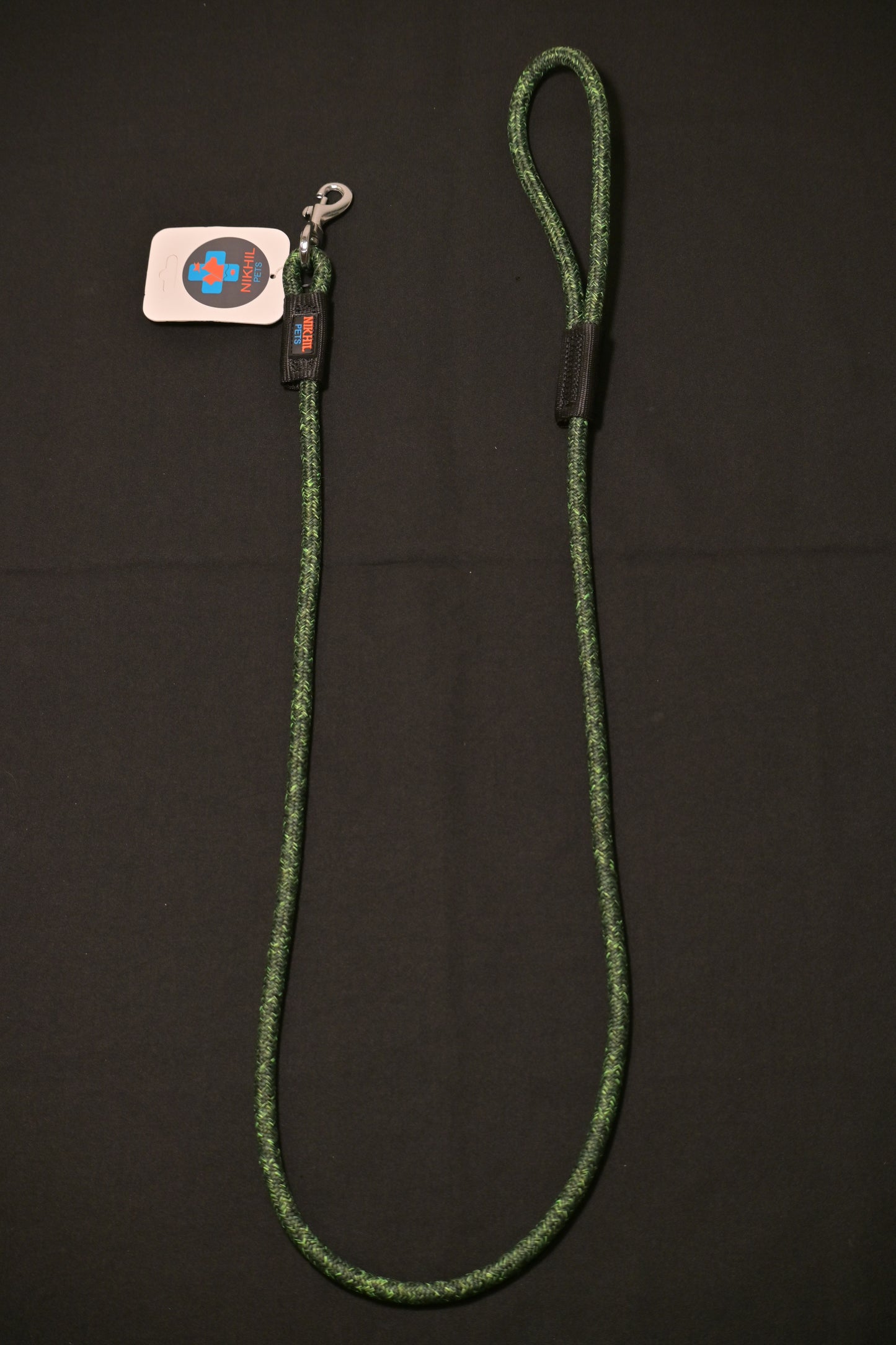Nikhil Pets Melange Rope Leash (X-Small) | Dog Leash - Nikhil Pet Store