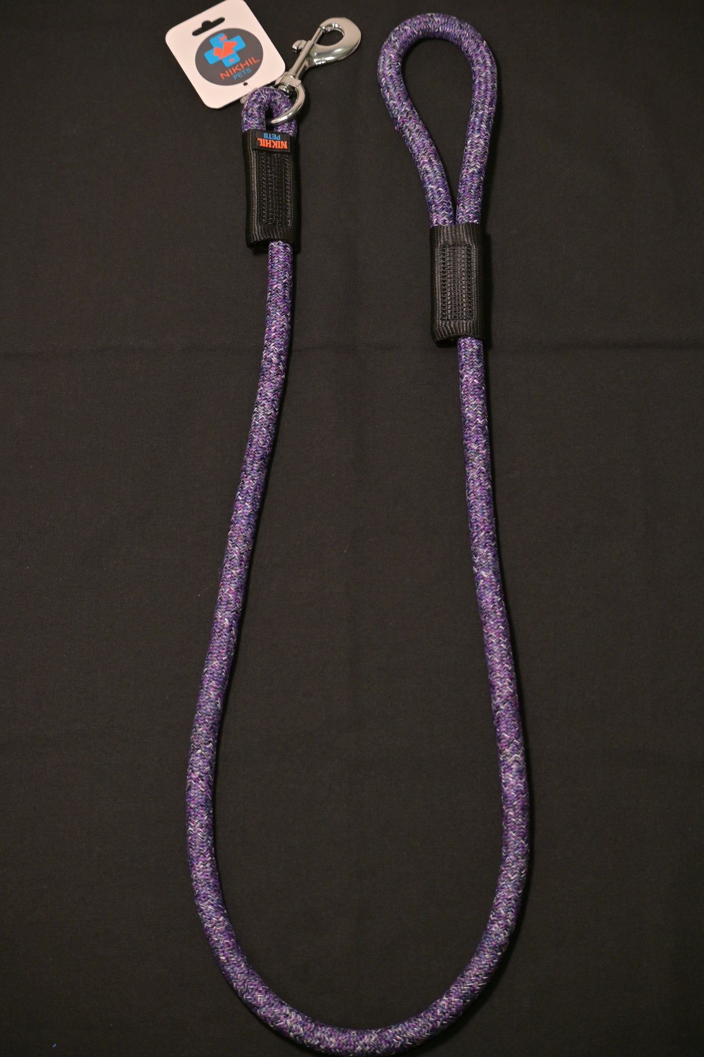 Nikhil Pets Melange Rope Leash (Medium) | Dog Leash