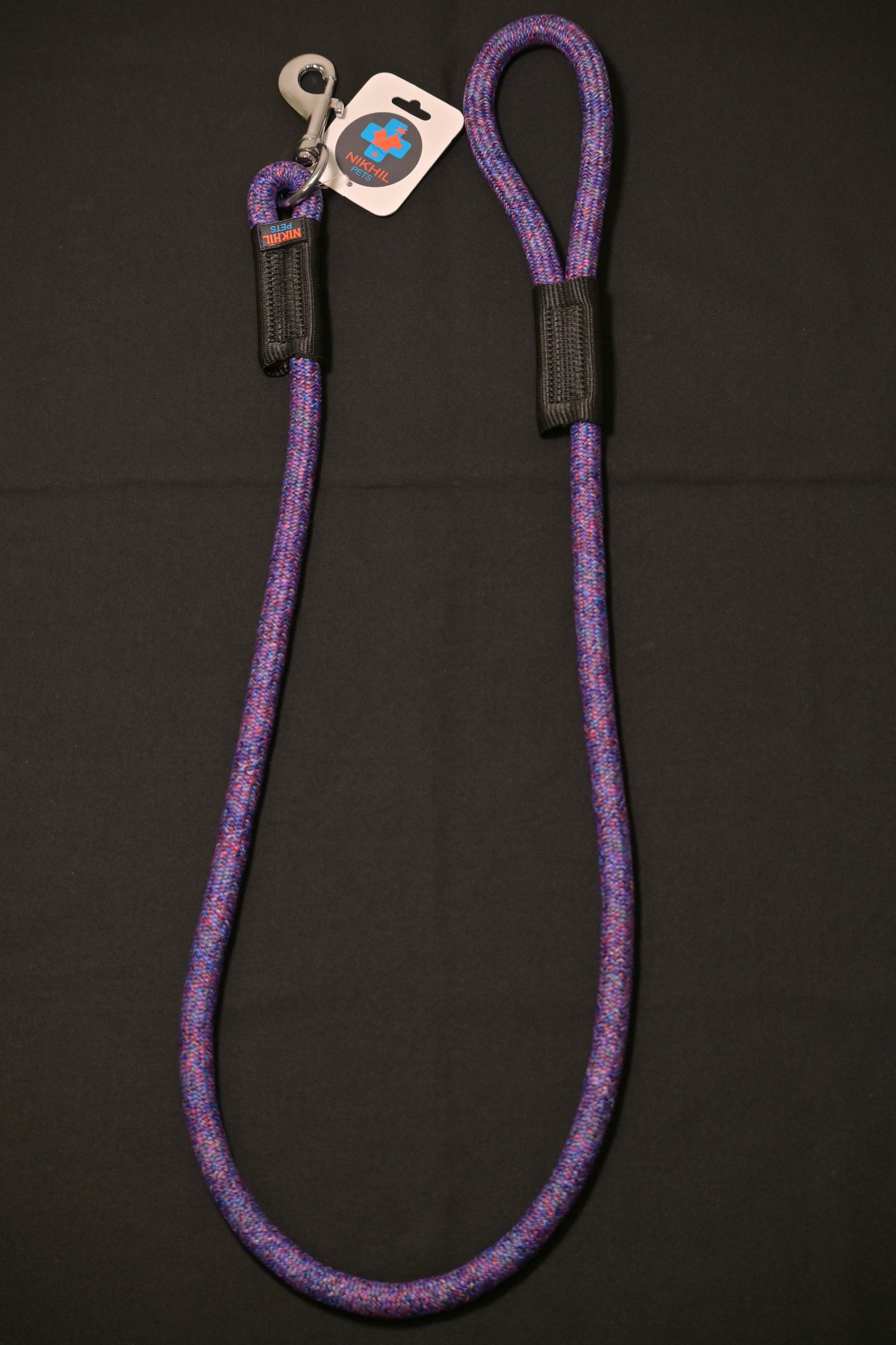 Nikhil Pets Melange Rope Leash (Medium) | Dog Leash