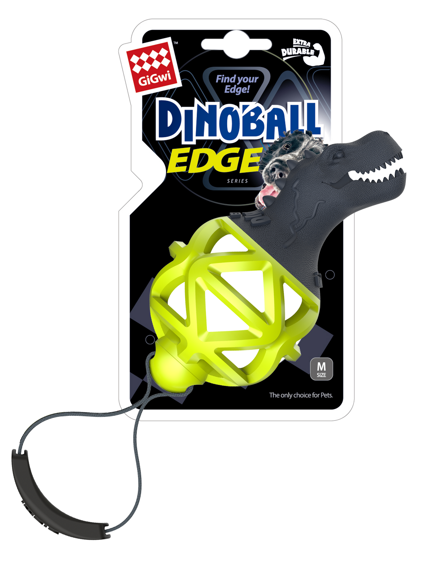 GIGWI Dinoball Edge