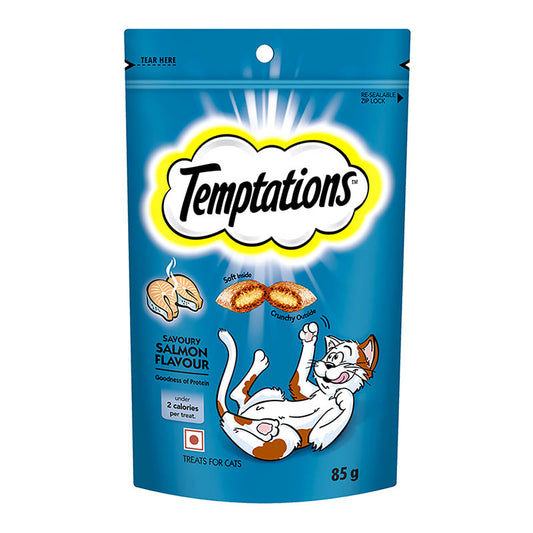 Temptation Savoury Salmon | Dry Cat Treats