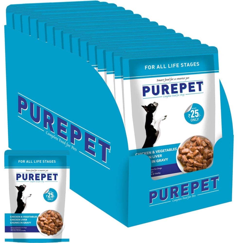 Purepet Chicken & Vegetable Gravy | Wet Dog Food