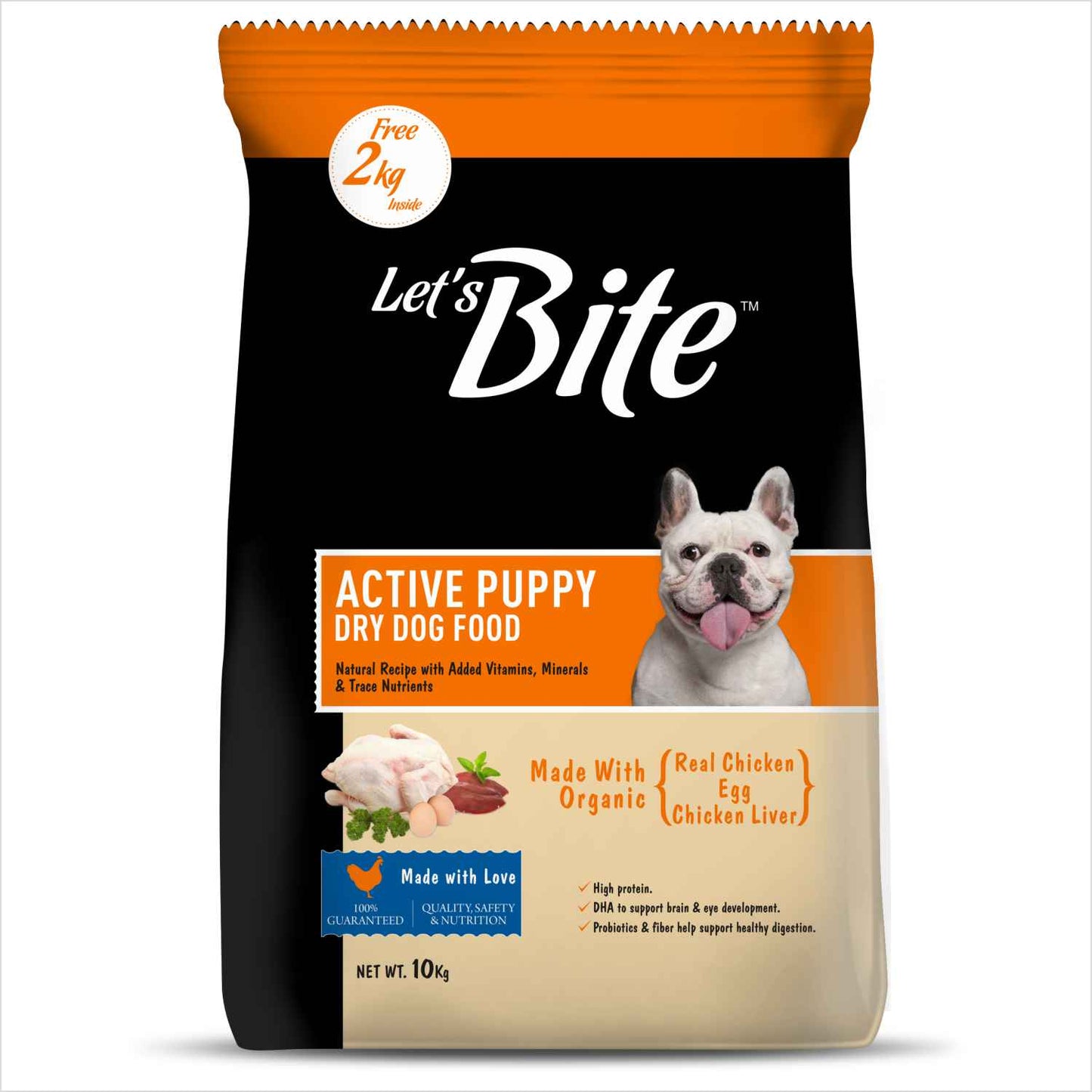 Let's Bite Active Puppy | Dry Dog Food