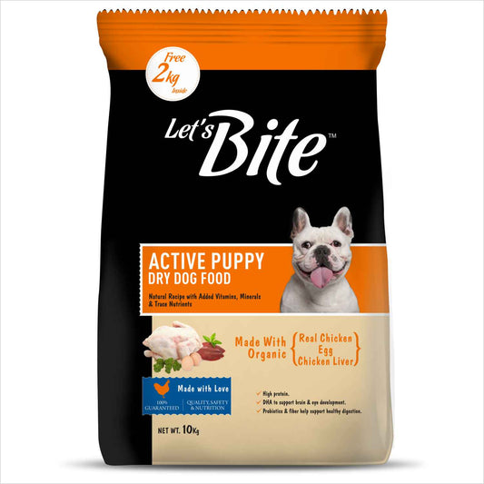 Let's Bite Active Puppy | Dry Dog Food