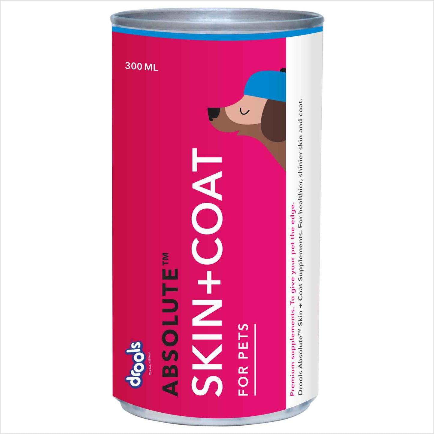 Drools Absolute Skin + Coat Syrup | Dog Suppliments