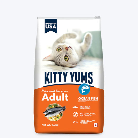 Kitty Yums Adult Ocean Fish | Dry Cat Food