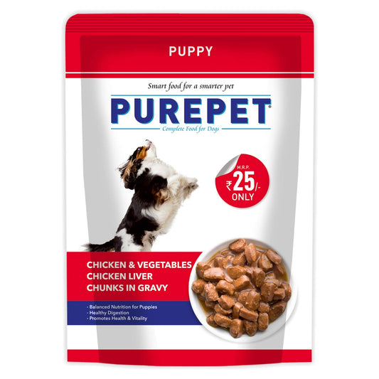 Purepet Chicken & Vegetable Puppy Gravy | Wet Dog Food