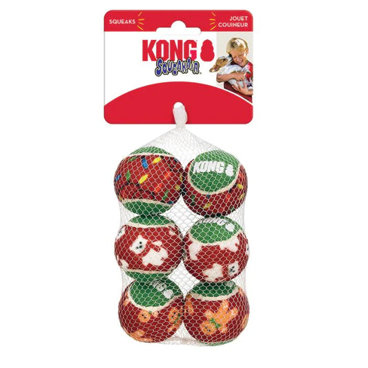 KONG SqueakAir Holiday Balls