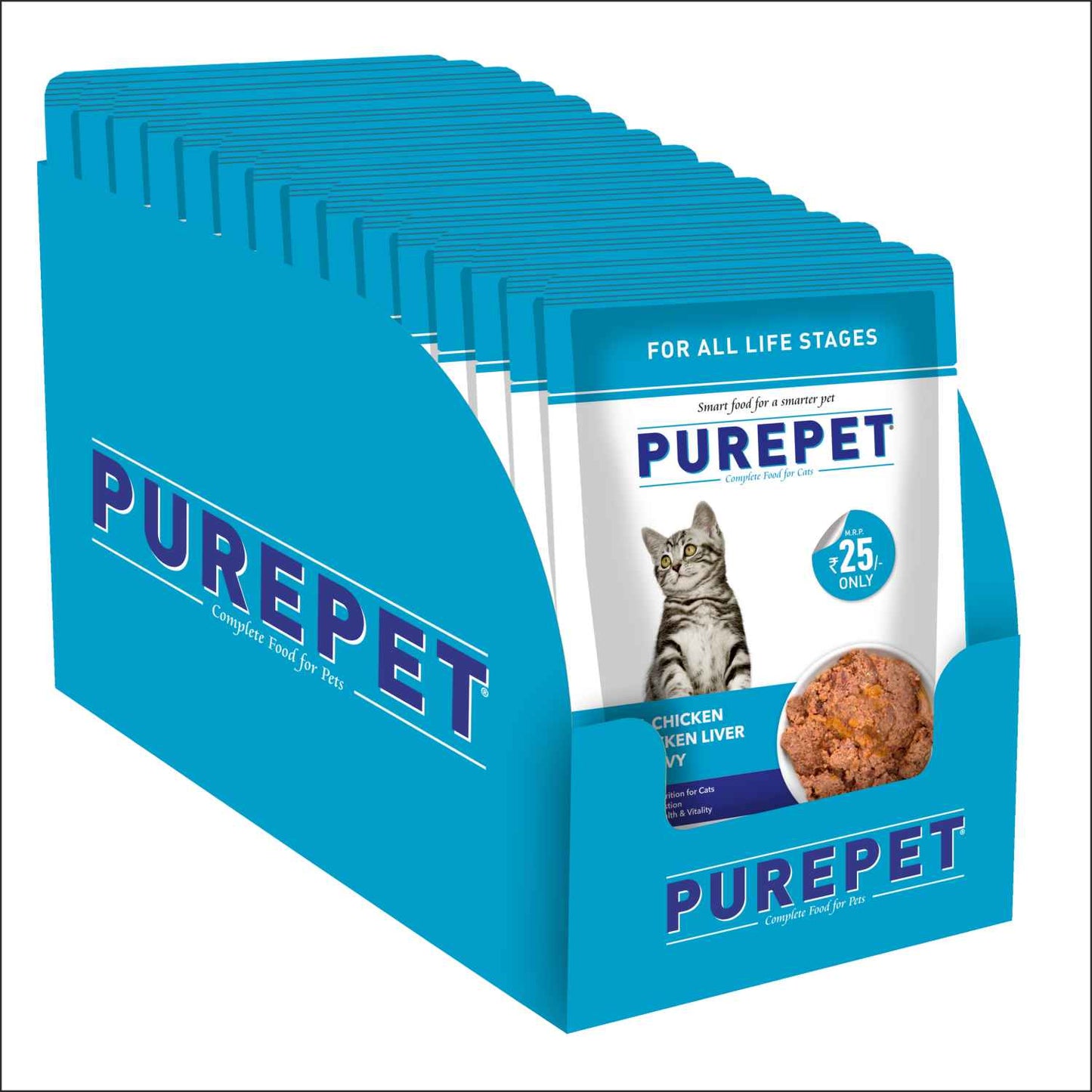 Purepet Cat Chicken & Liver Gravy | Wet Cat Food