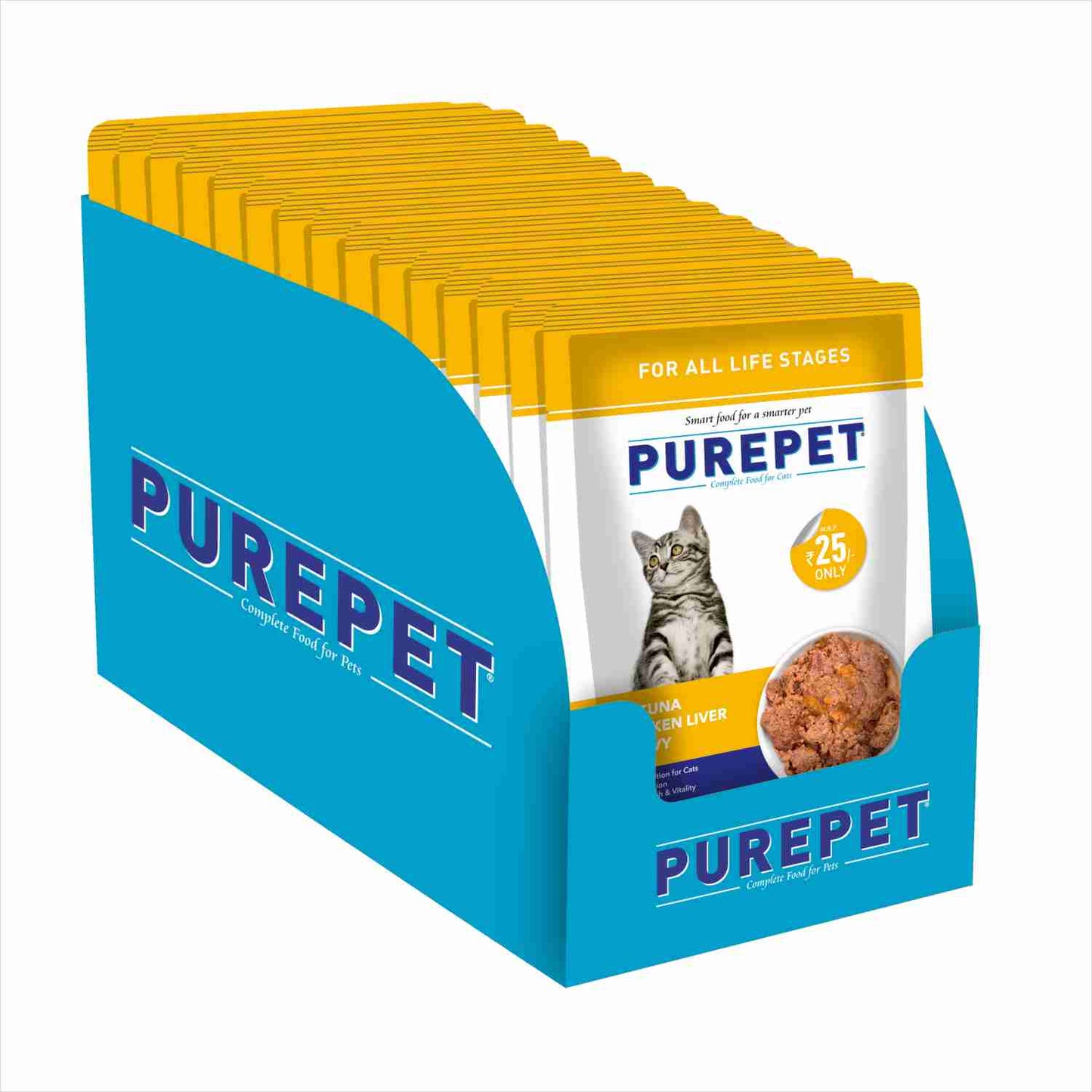 Purepet Cat Tuna & Chicken Liver Gravy | Wet Cat Food