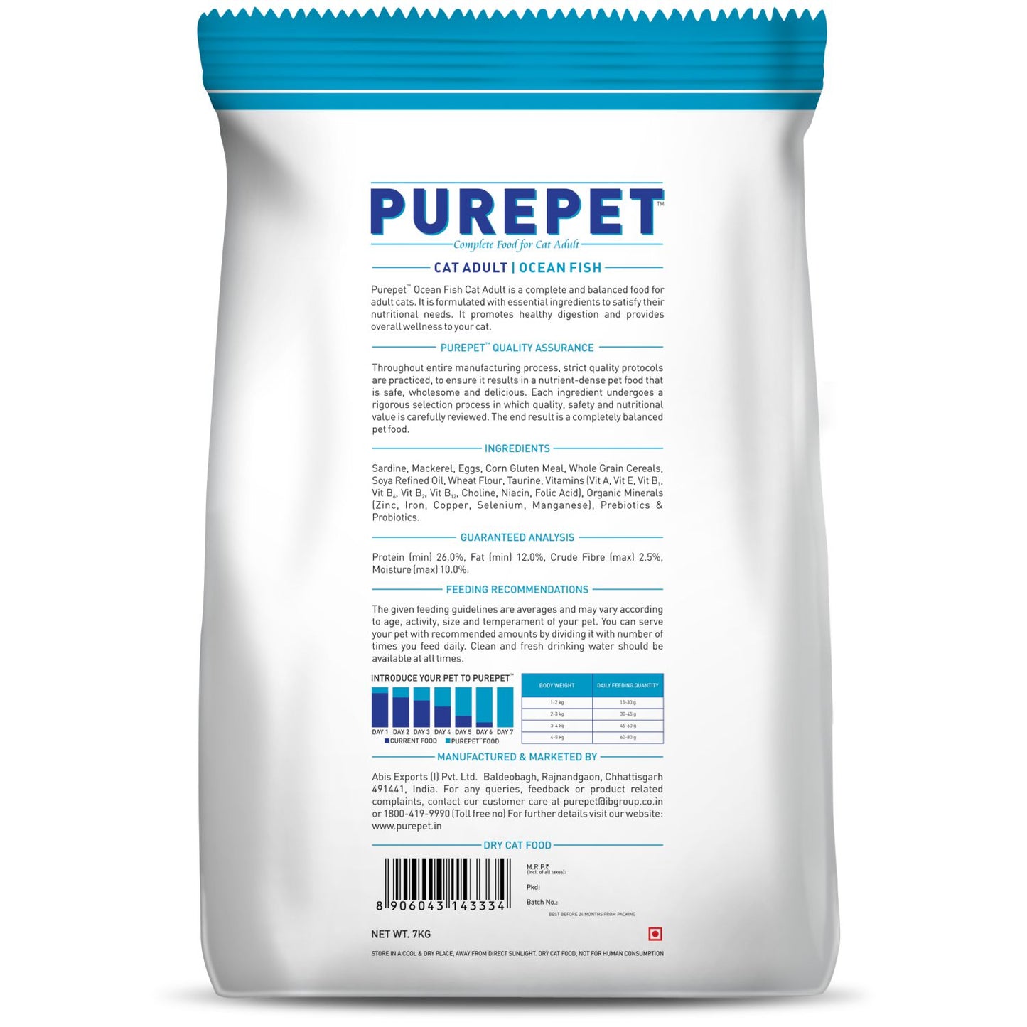 Purepet Ocean Fish | Dry Cat Food