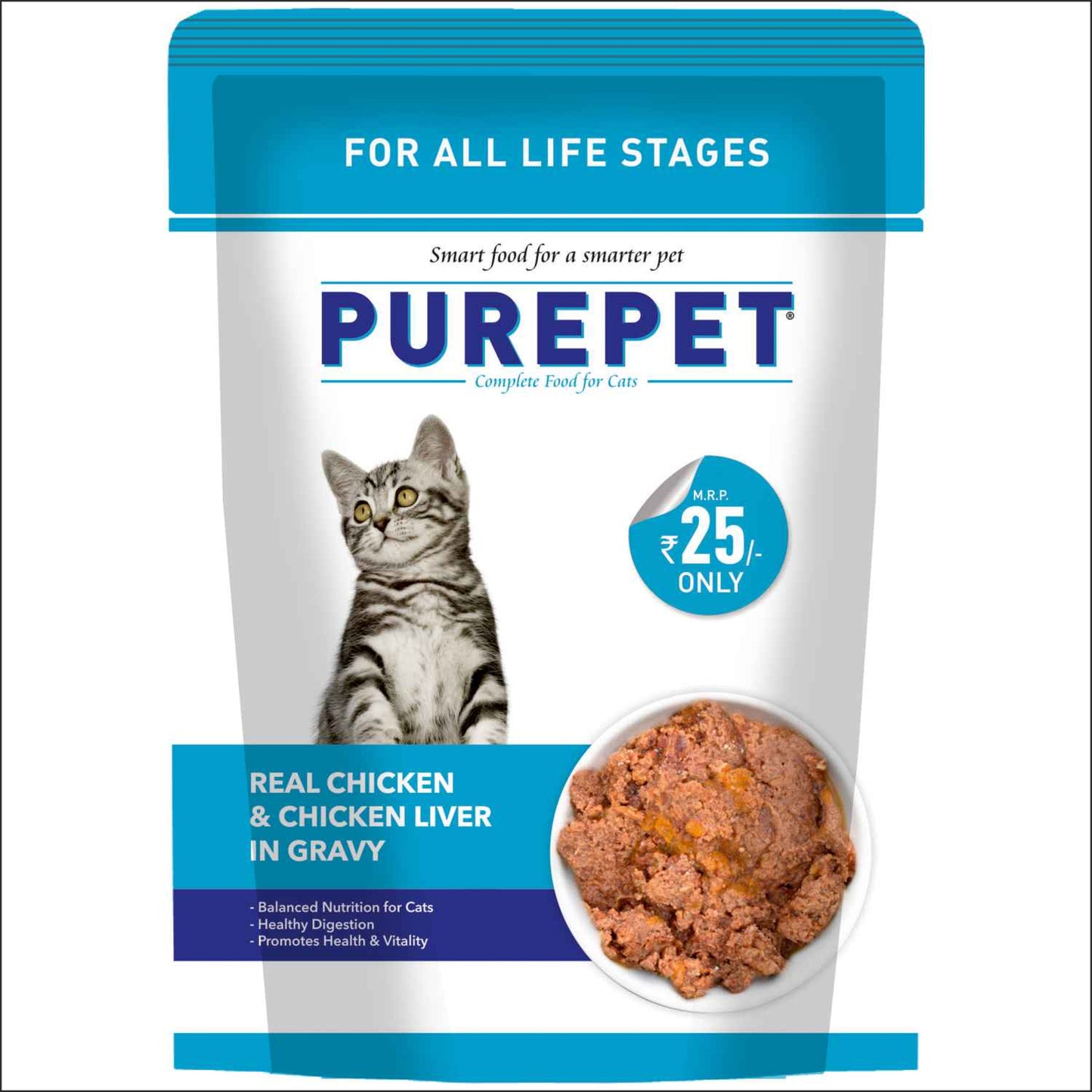 Purepet Cat Chicken & Liver Gravy | Wet Cat Food