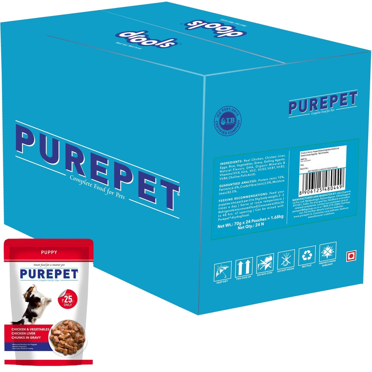 Purepet Chicken & Vegetable Puppy Gravy | Wet Dog Food