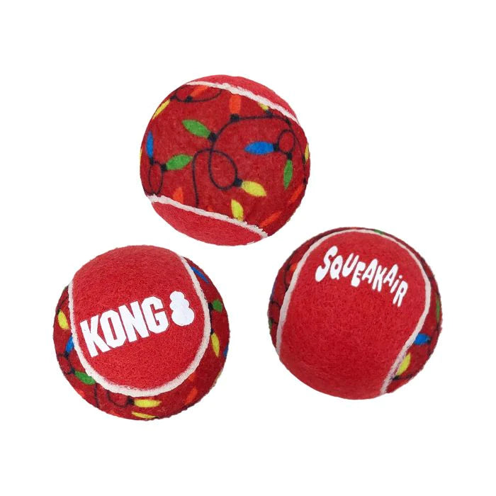 KONG SqueakAir Holiday Balls