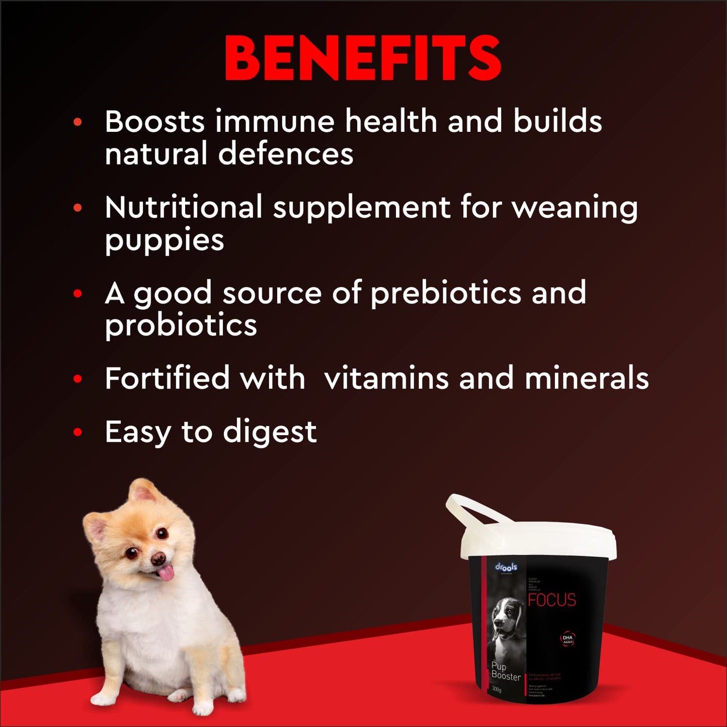 Drools Focus Pup Booster