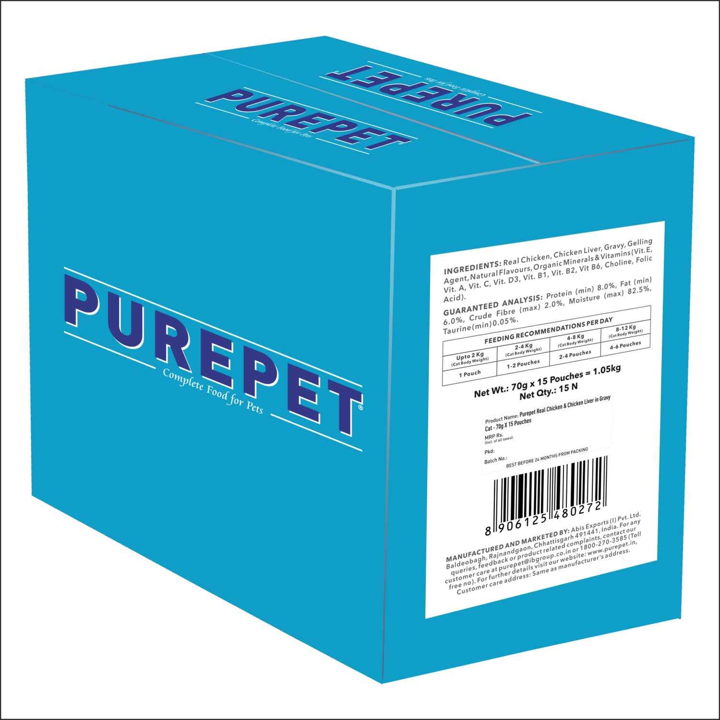 Purepet Cat Chicken & Liver Gravy | Wet Cat Food