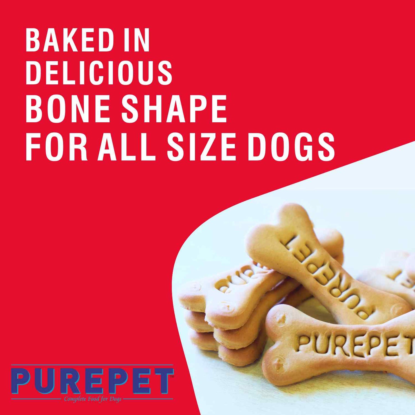 Purepet Biscuit Milk Flavour | Dry Dog Treats
