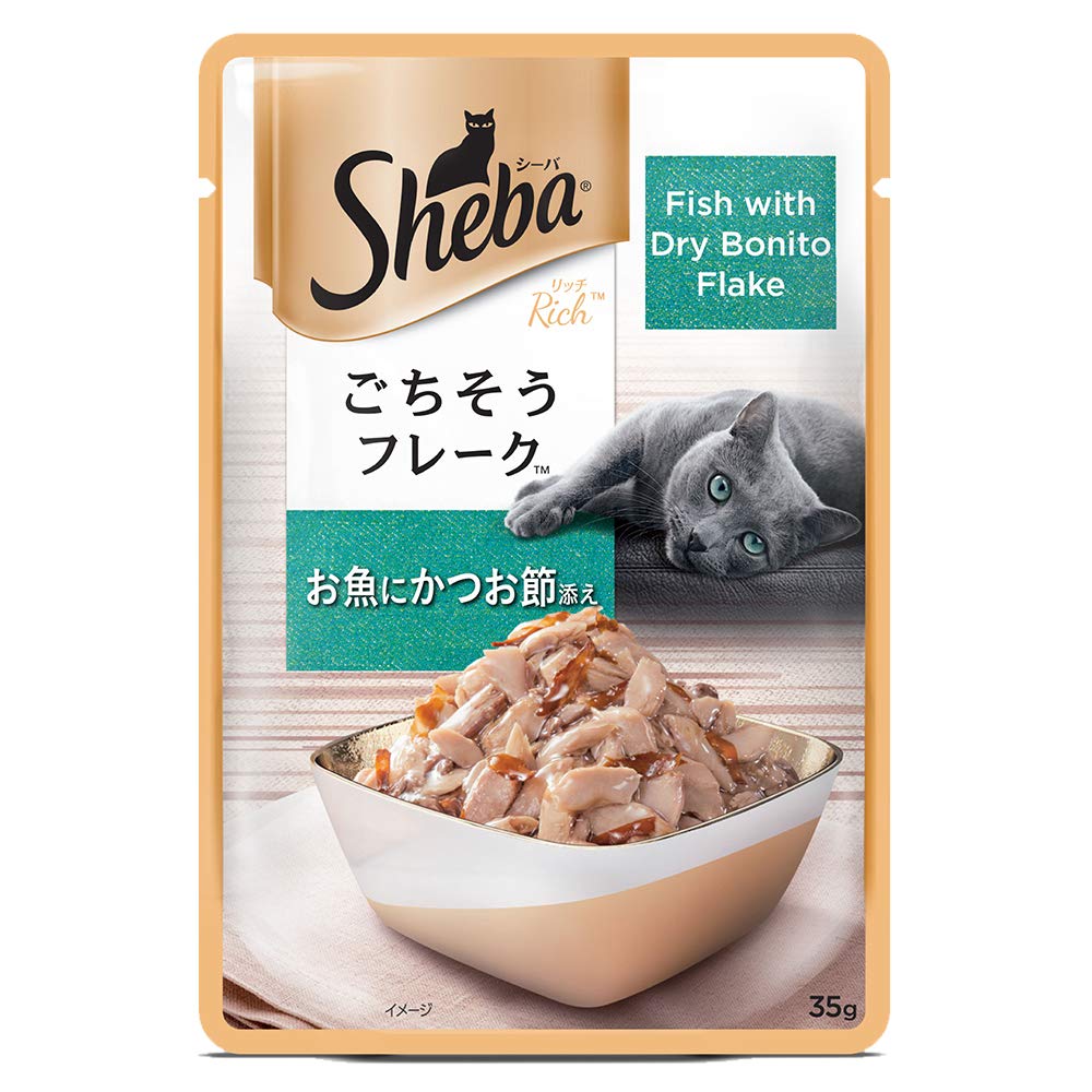 Sheba Fish & Dry Bonito Gravy | Wet Cat Food