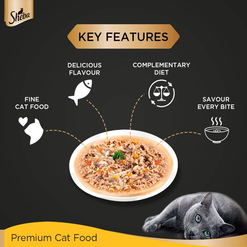 Sheba Tuna Pumpkin & Carrot | Wet Cat Food