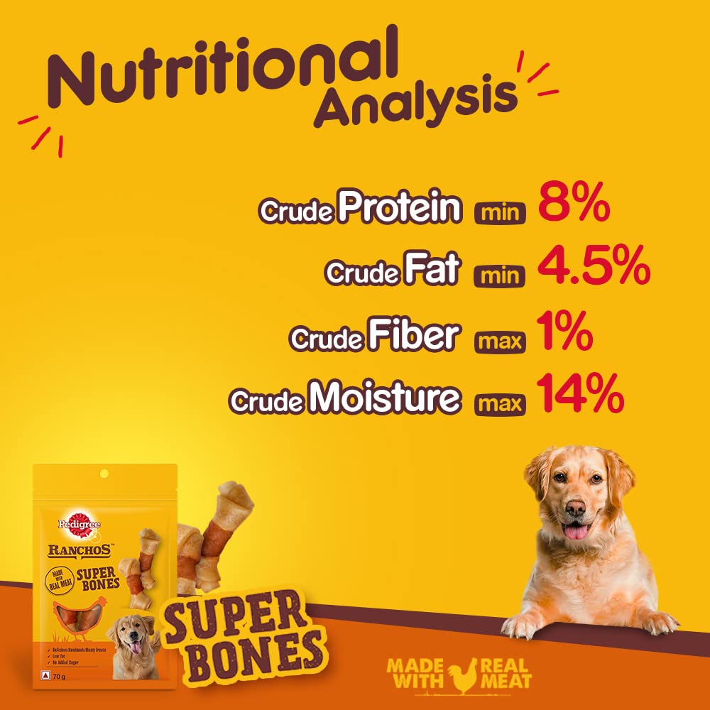 Pedigree Ranchos Super Bones | Dry Dog Treats