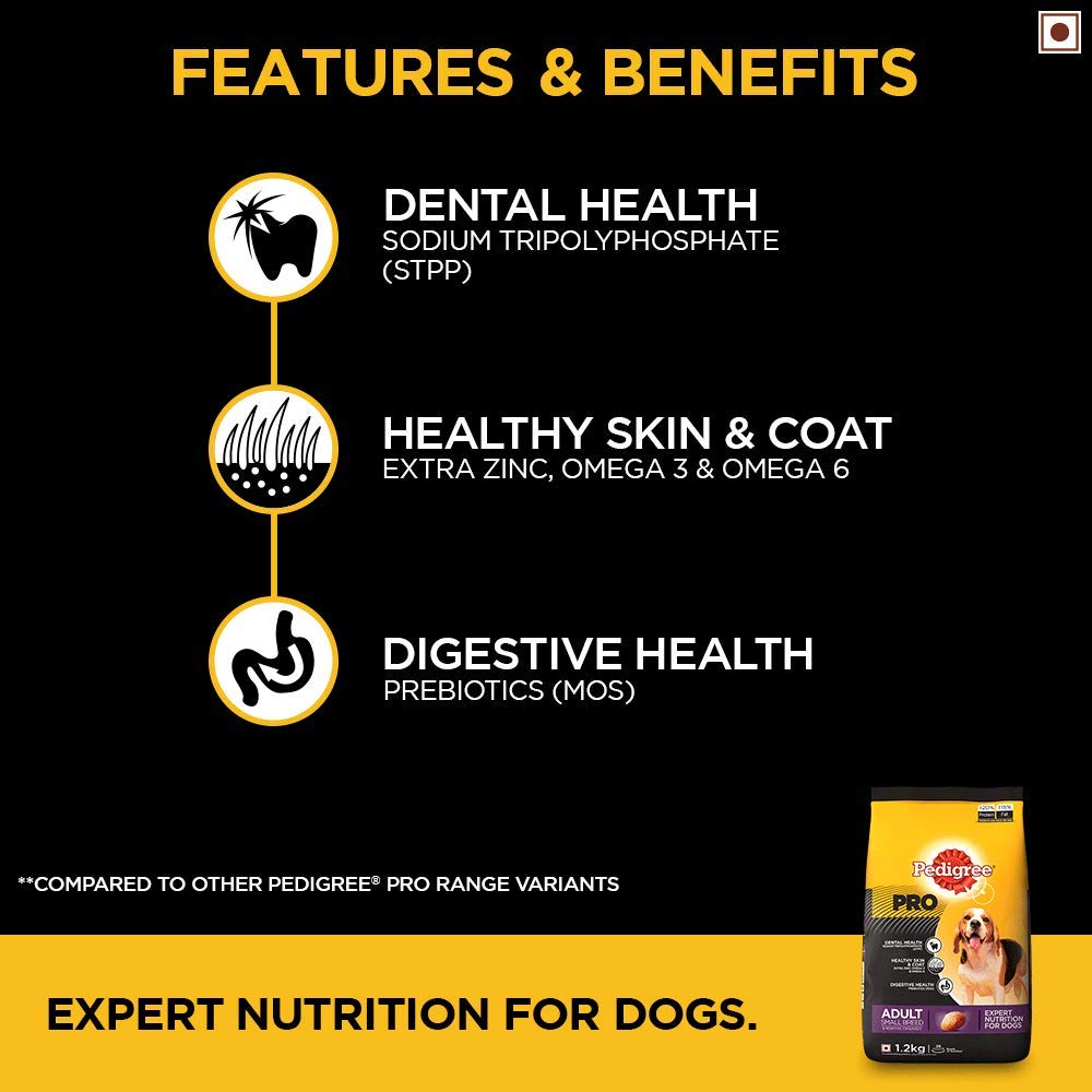 Pedigree Pro Adult Small Breed | Dry Dog Food
