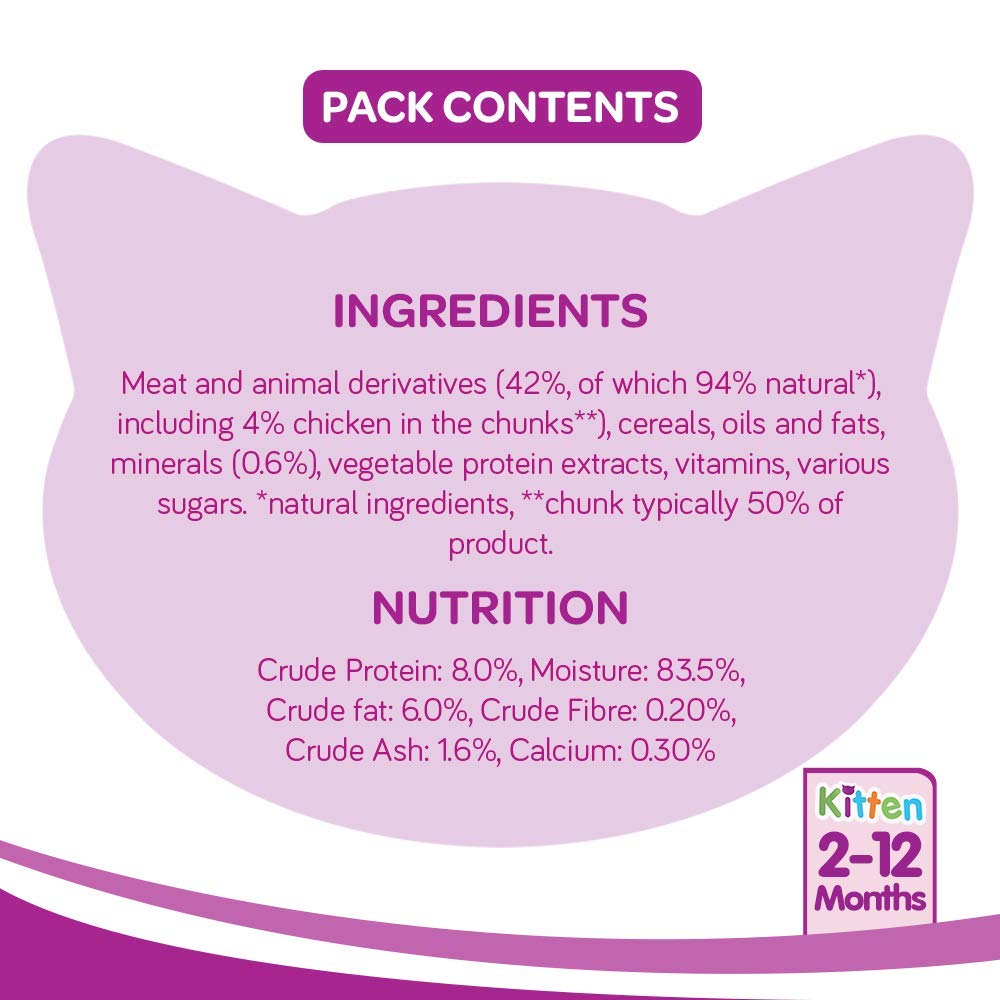 Whiskas Kitten Chicken Gravy | Wet Cat Food