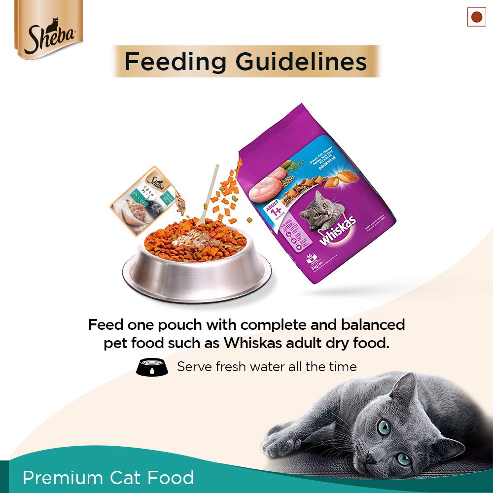 Sheba Fish & Dry Bonito Gravy | Wet Cat Food