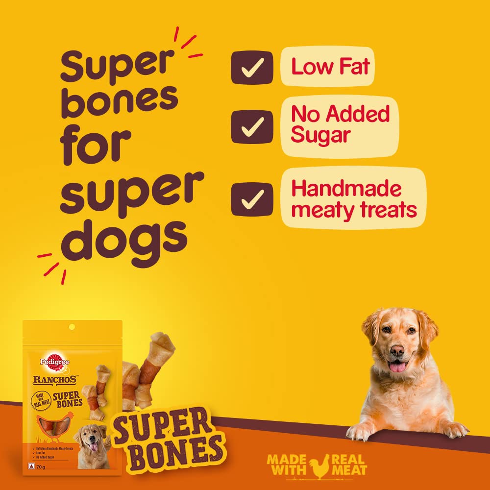 Pedigree Ranchos Super Bones | Dry Dog Treats