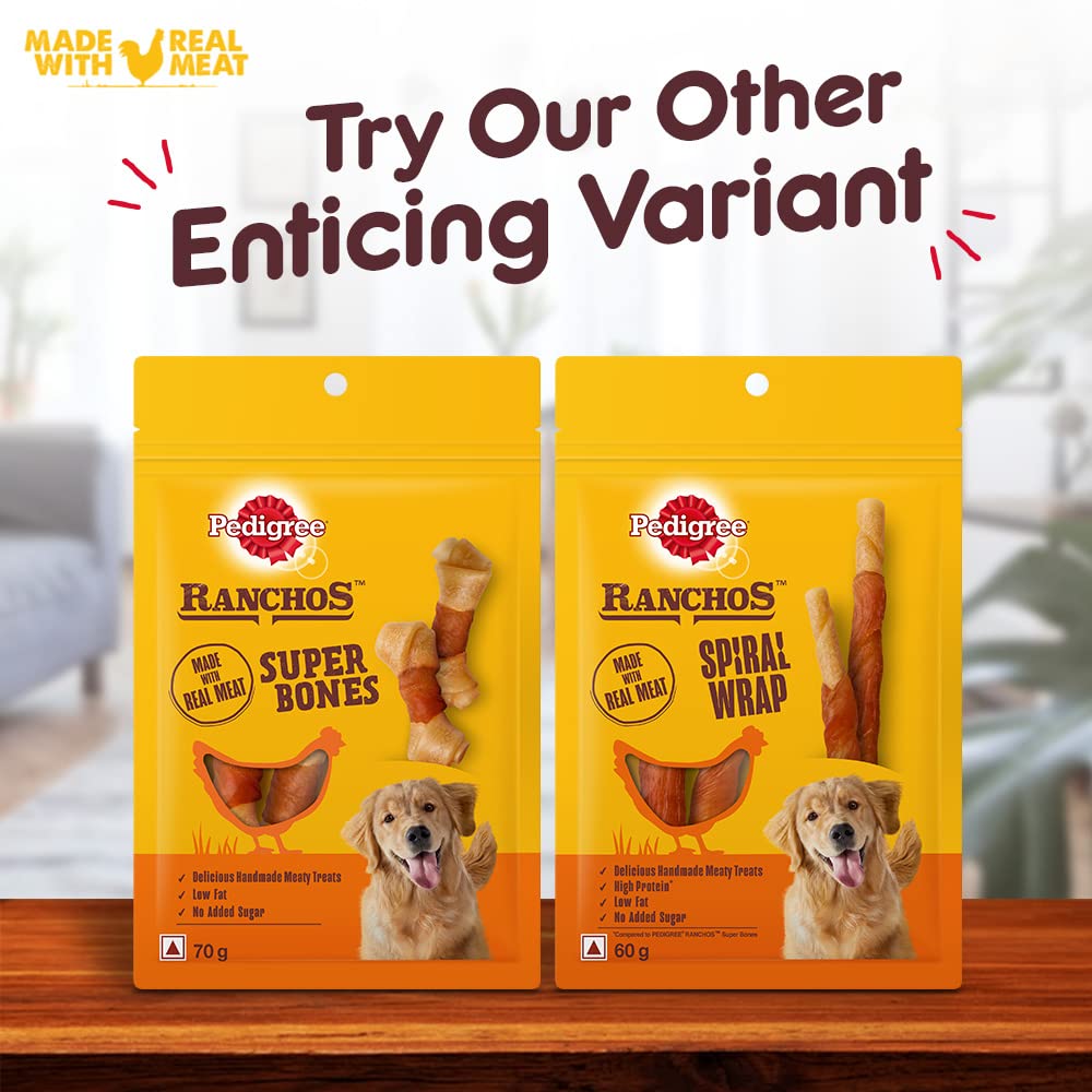Pedigree Ranchos Spiral Wrap | Dry Dog Treats