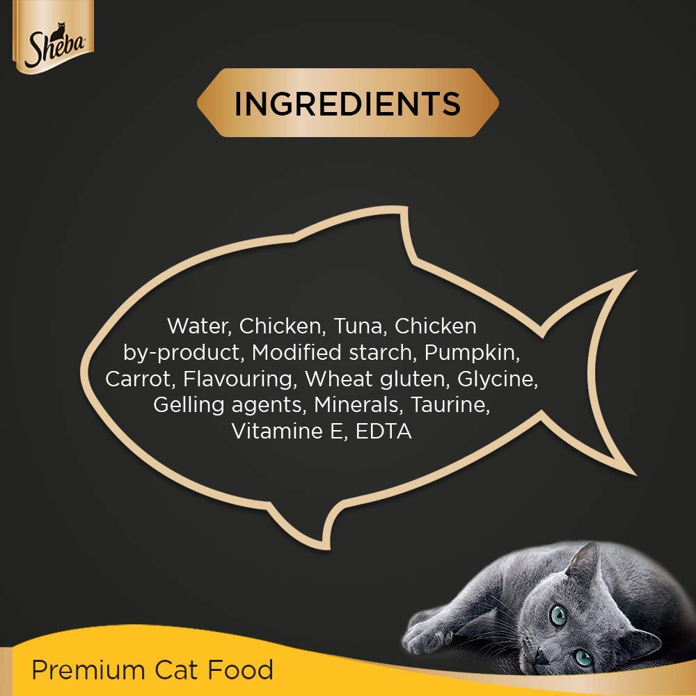 Sheba Tuna Pumpkin & Carrot | Wet Cat Food