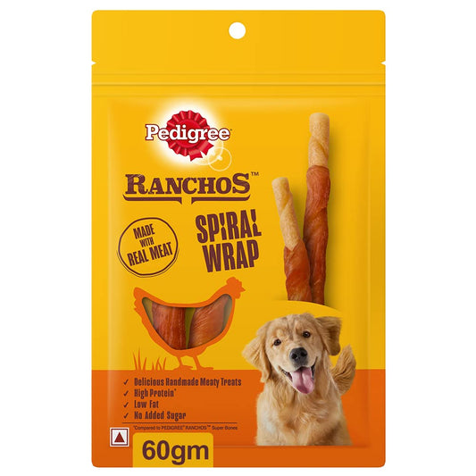 Pedigree Ranchos Spiral Wrap | Dry Dog Treats