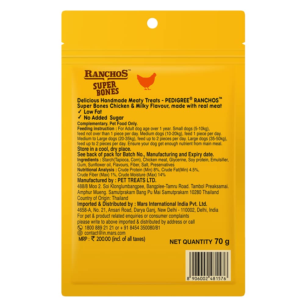 Pedigree Ranchos Super Bones | Dry Dog Treats