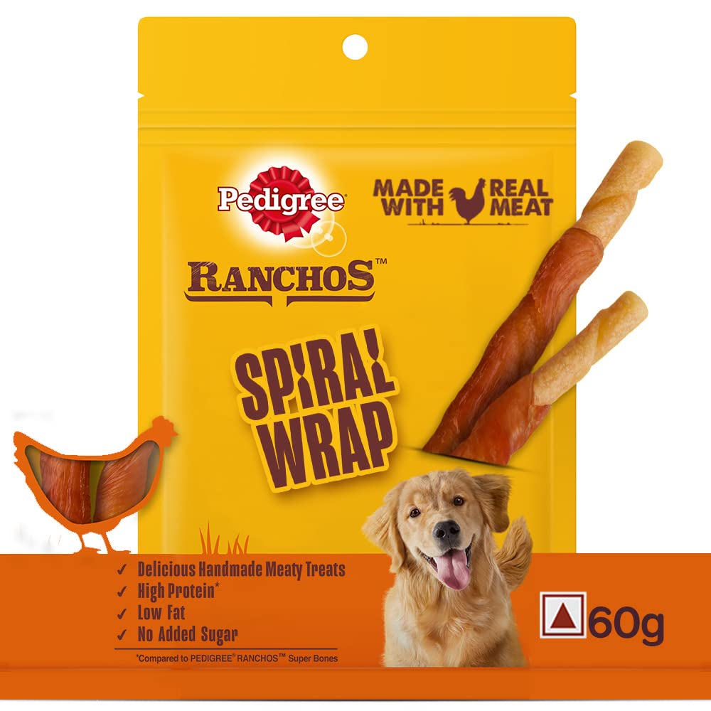 Pedigree Ranchos Spiral Wrap | Dry Dog Treats