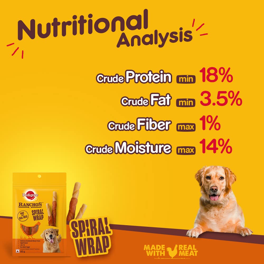 Pedigree Ranchos Spiral Wrap | Dry Dog Treats