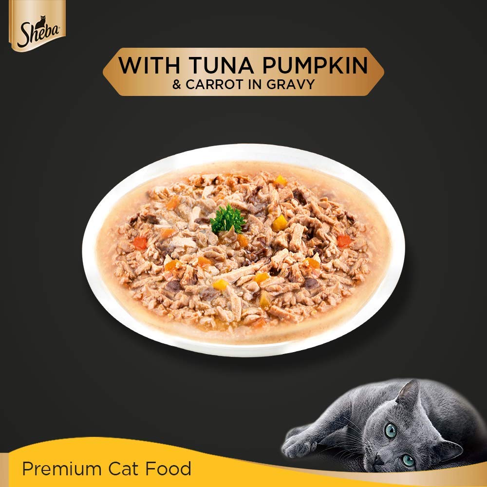 Sheba Tuna Pumpkin & Carrot | Wet Cat Food