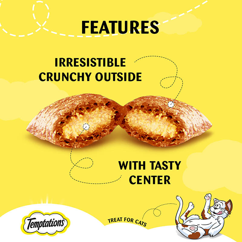 Temptation Savoury Salmon | Dry Cat Treats