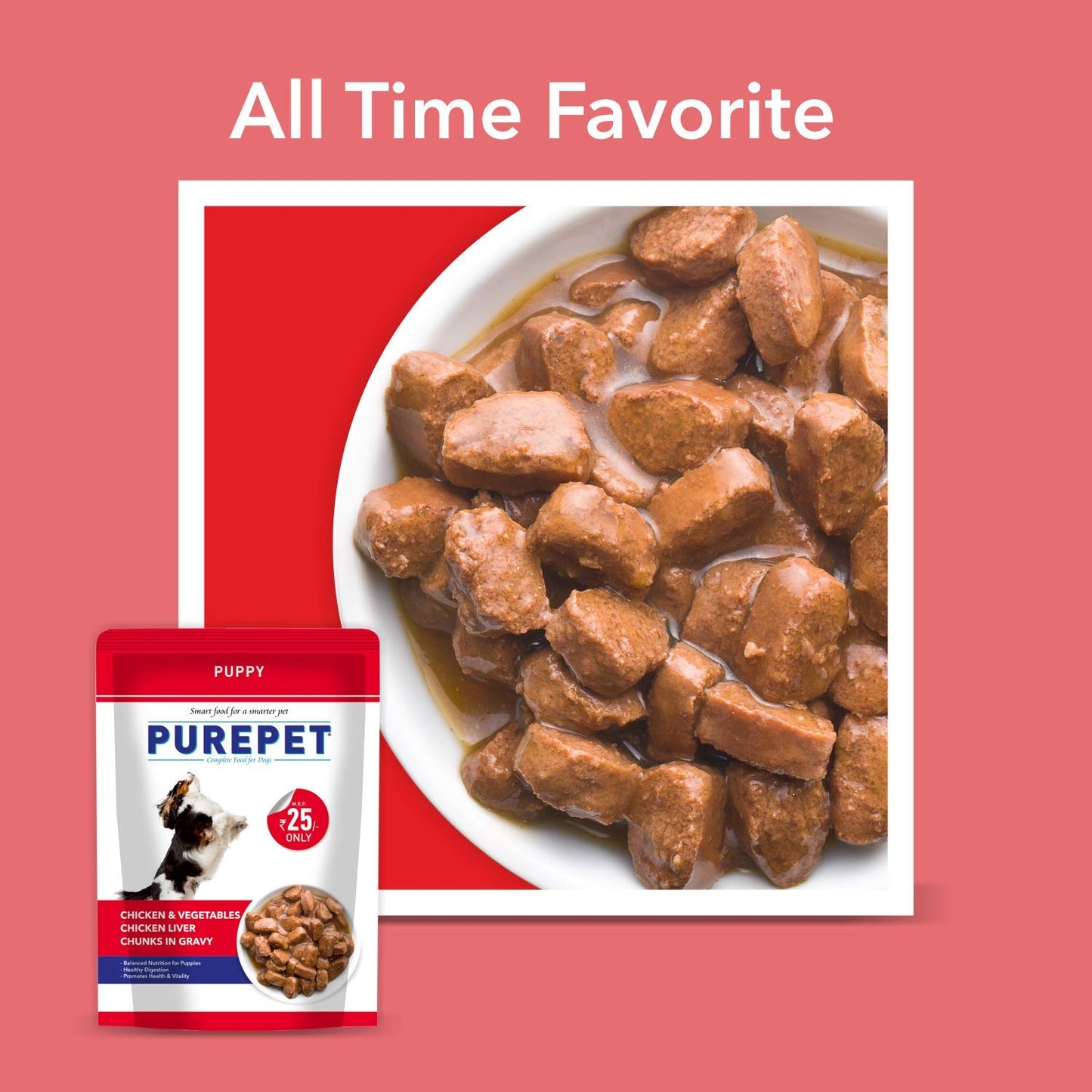 Purepet Chicken & Vegetable Puppy Gravy | Wet Dog Food