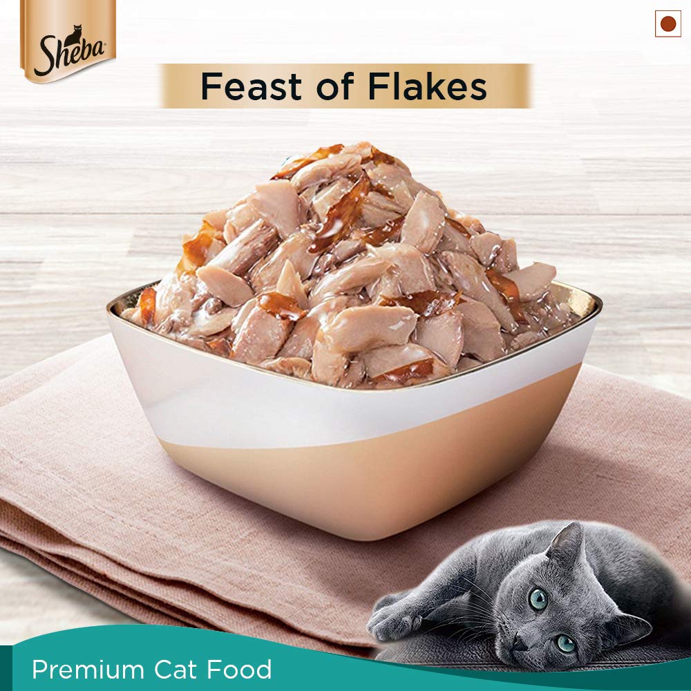 Sheba Fish & Dry Bonito Gravy | Wet Cat Food