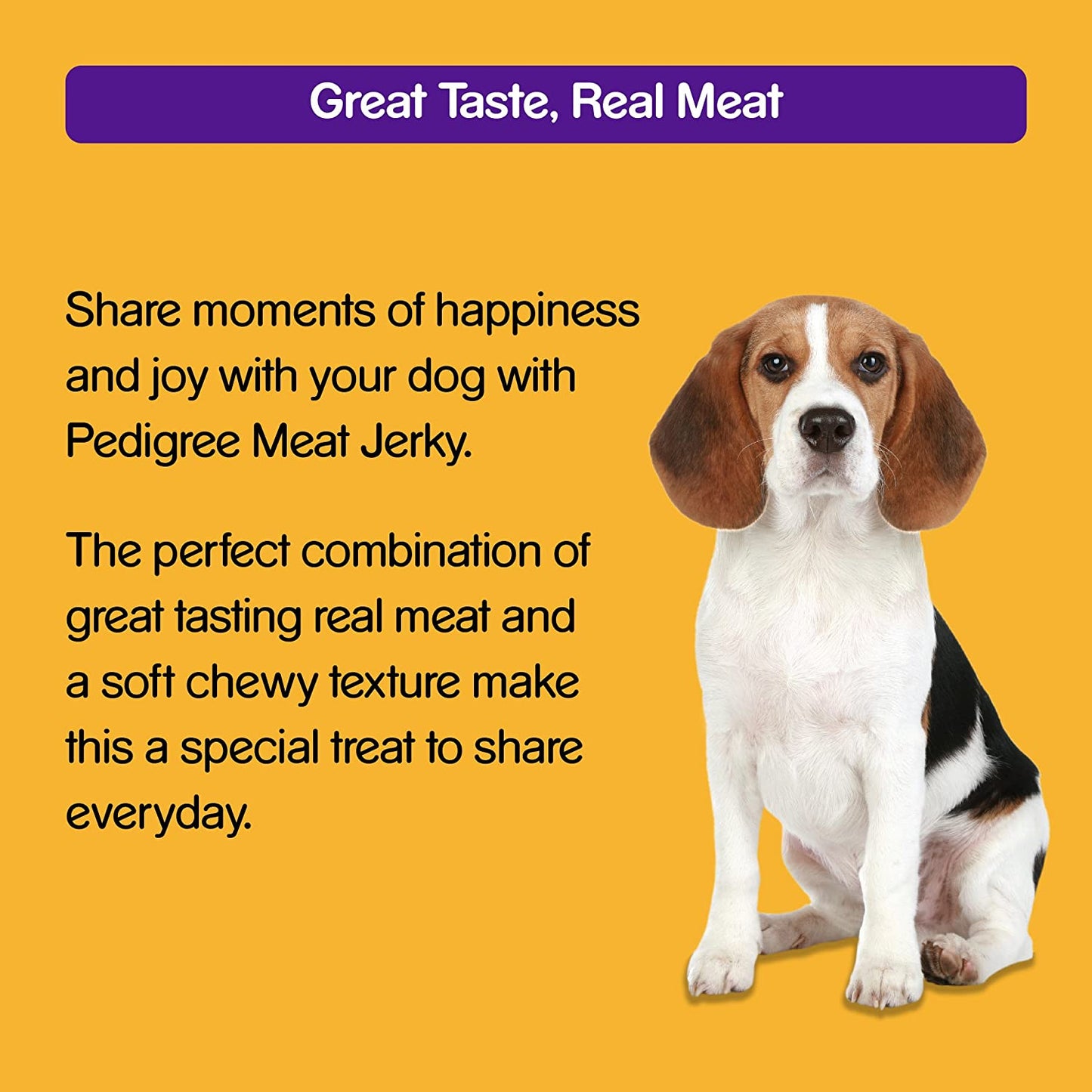 Pedigree Tasty Jerky Roasted Lamb | Dry Dog Treats
