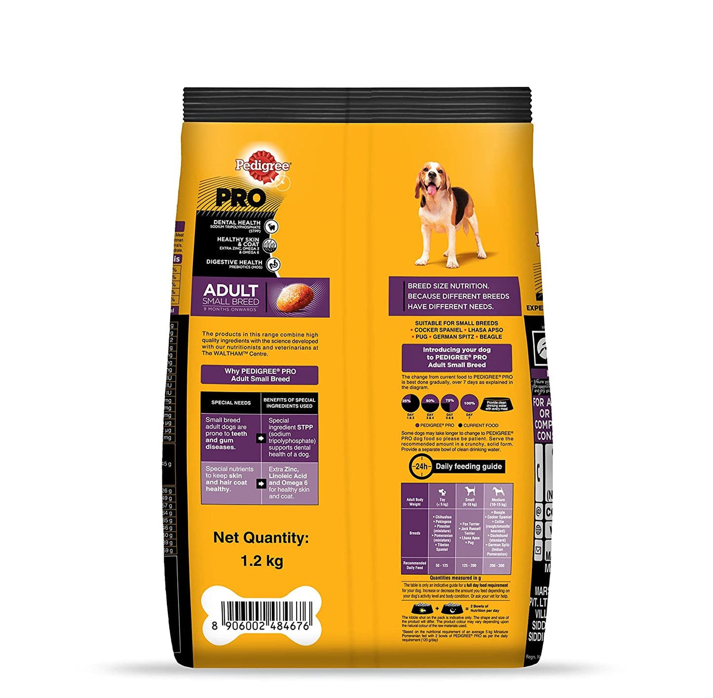Pedigree Pro Adult Small Breed | Dry Dog Food