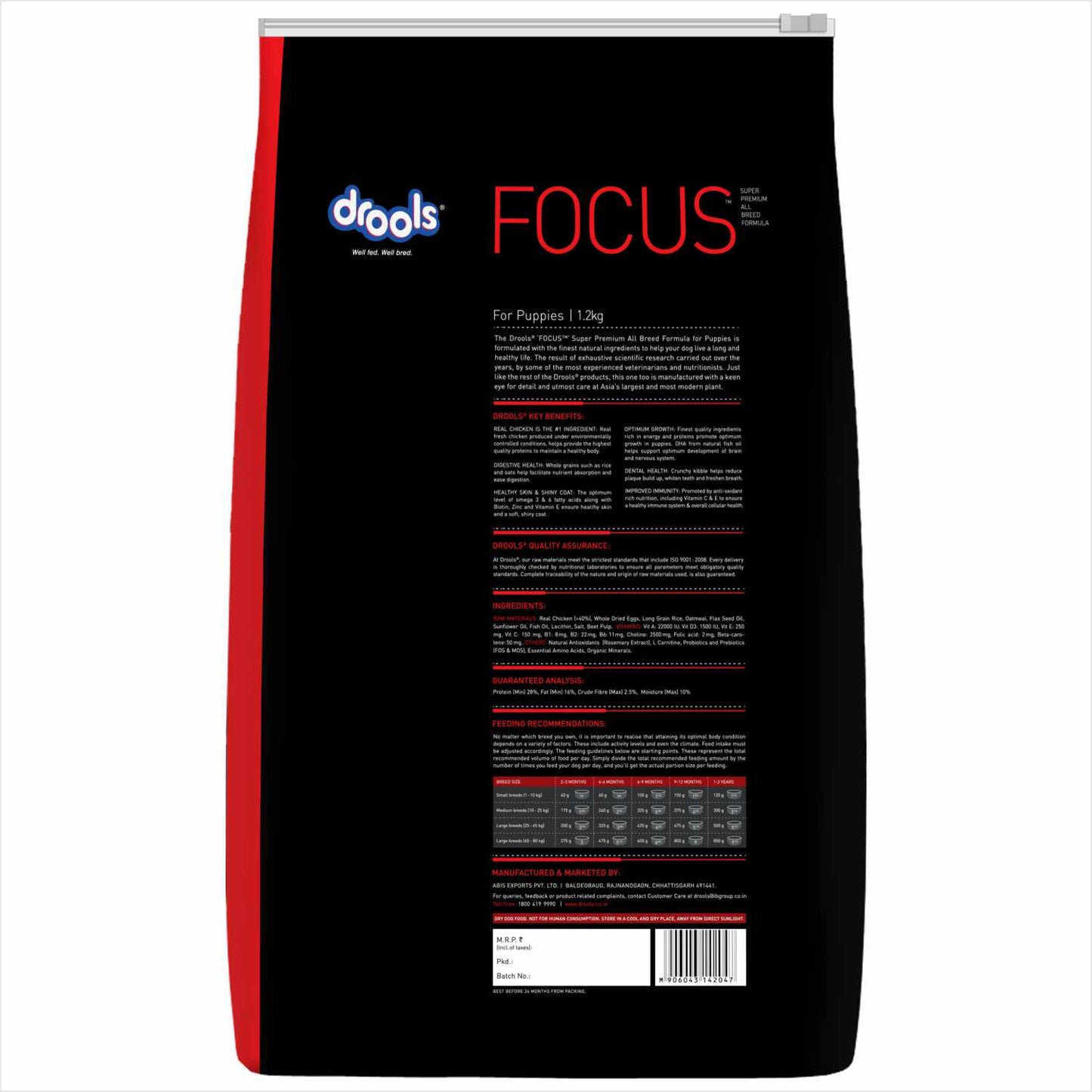 Drools Focus Puppy | Dry Dog Food