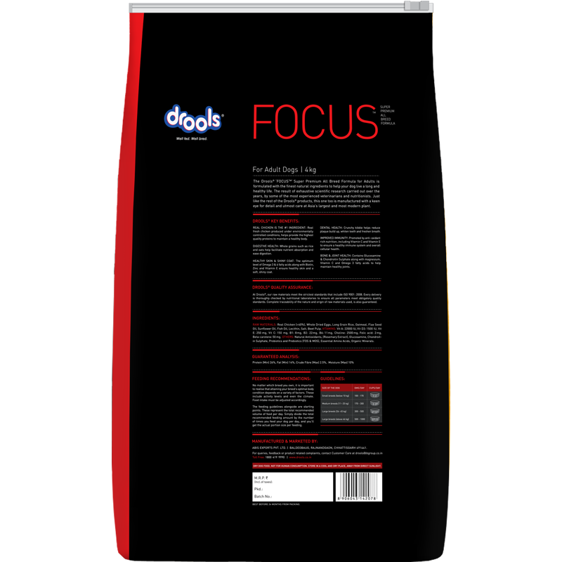 Drools Focus Adult | Dry Dog Food