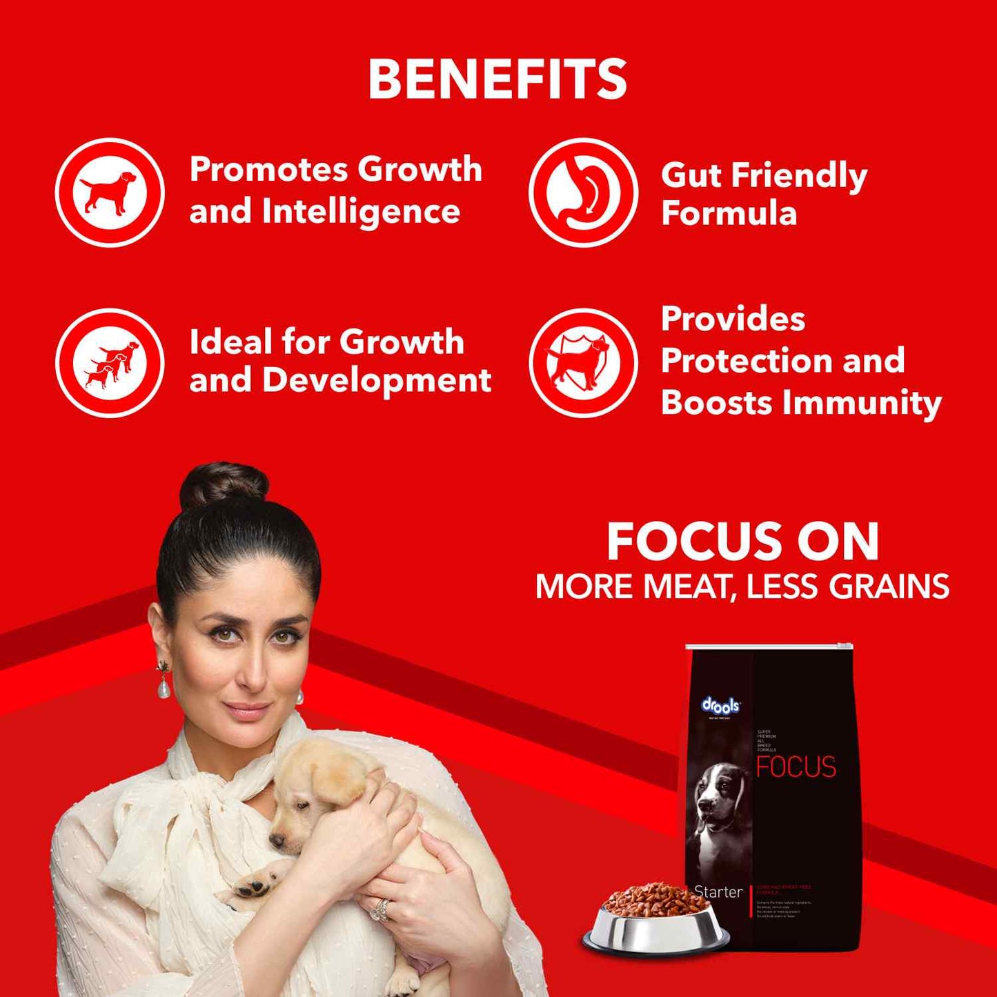 Drools Focus Starter | Dry Dog Food