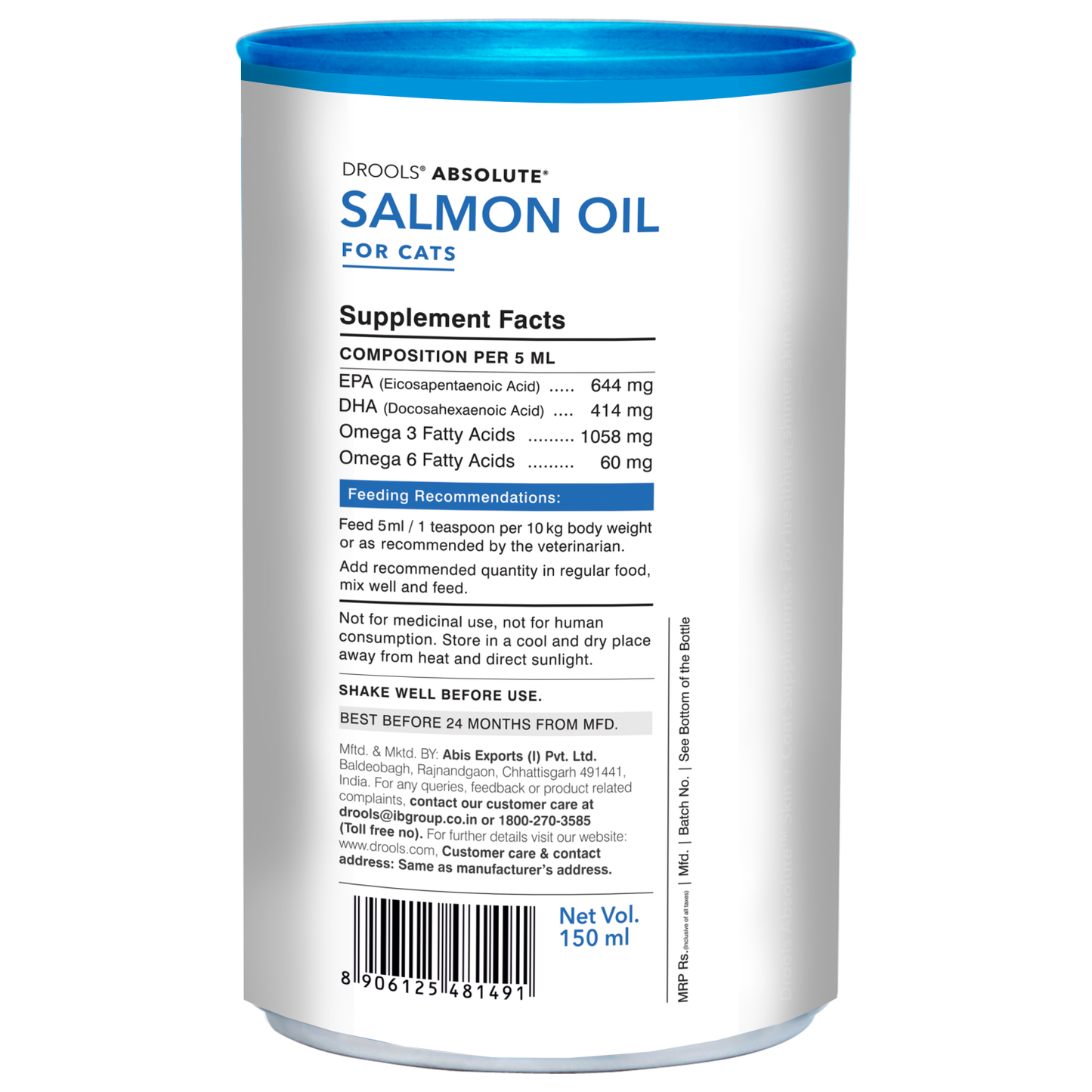 Drools Absolute Salmon Oil for Cats