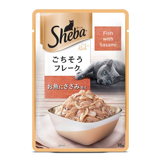 Sheba Fish & Sasami Gravy | Wet Cat Food