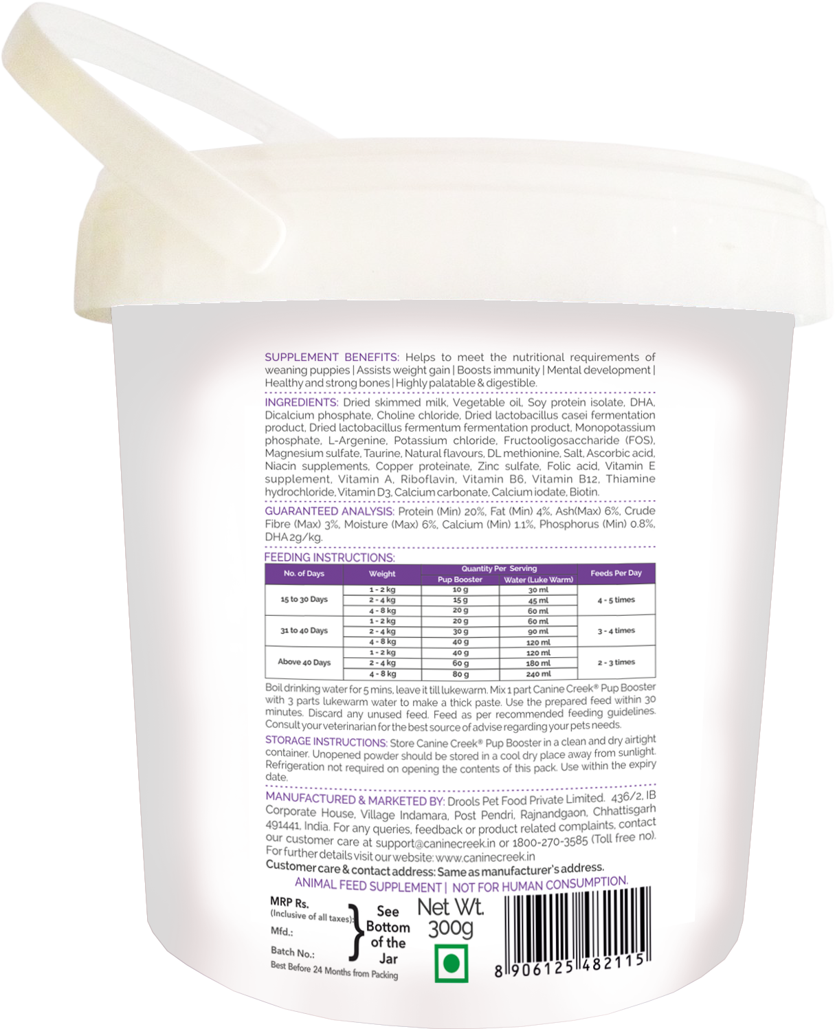 Canine Creek Pup Booster | Dog Food